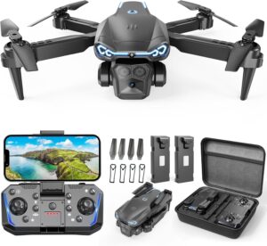Naseto Drone with Camera 1080P HD, FPV Foldable Drone for Adults Kids
