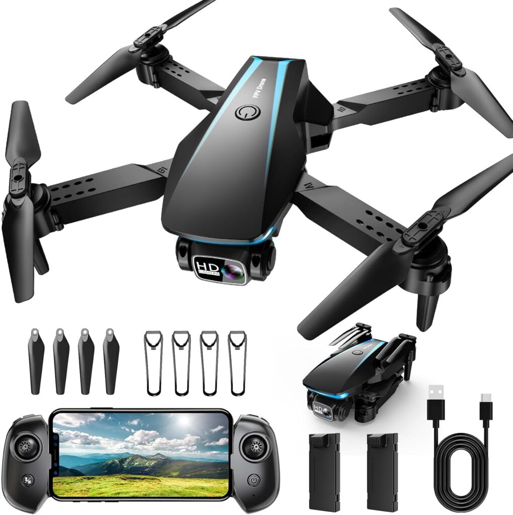 Oddire Mini Drone with Camera - Drones for Kids Adults, 1080P HD Foldable Drone with Stable Hover