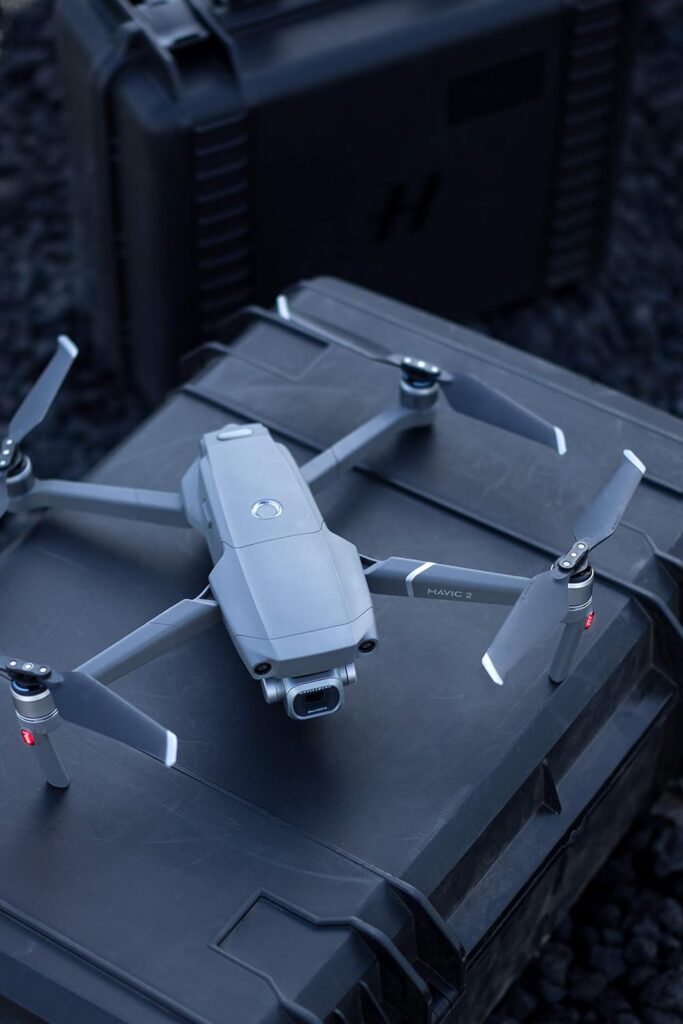 DJI Mavic 2 Pro - Drone Quadcopter UAV with Smart Controller with Hasselblad Camera 3-Axis Gimbal HDR 4K Video Adjustable Aperture 20MP 1 CMOS Sensor, up to 48mph, Gray