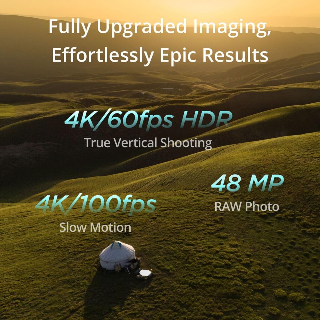 DJI Mini 4 Pro Drone with 3 Battery Fly More Combo RC 2 Screen Remote Camera Drone Bundle Kit, with 128 GB SD, 3.0 USB Card Reader, Landing Pad, Waterproof Backpack, Strobe Lights and More