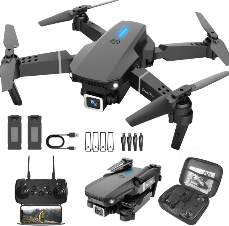 Drone with 1080P Camera for Kids, Foldable Mini Drone for Kids Boys Beginners