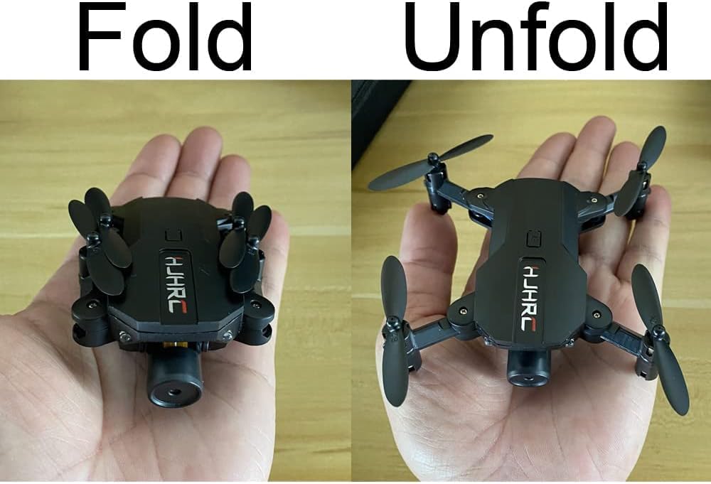Lozenge Drone Super Small Mini Drones with Camera for Adults 1080P Drones for Beginners RC Helicopter Quadcopter Toy UAV Altitude Hold Trajectory Flight