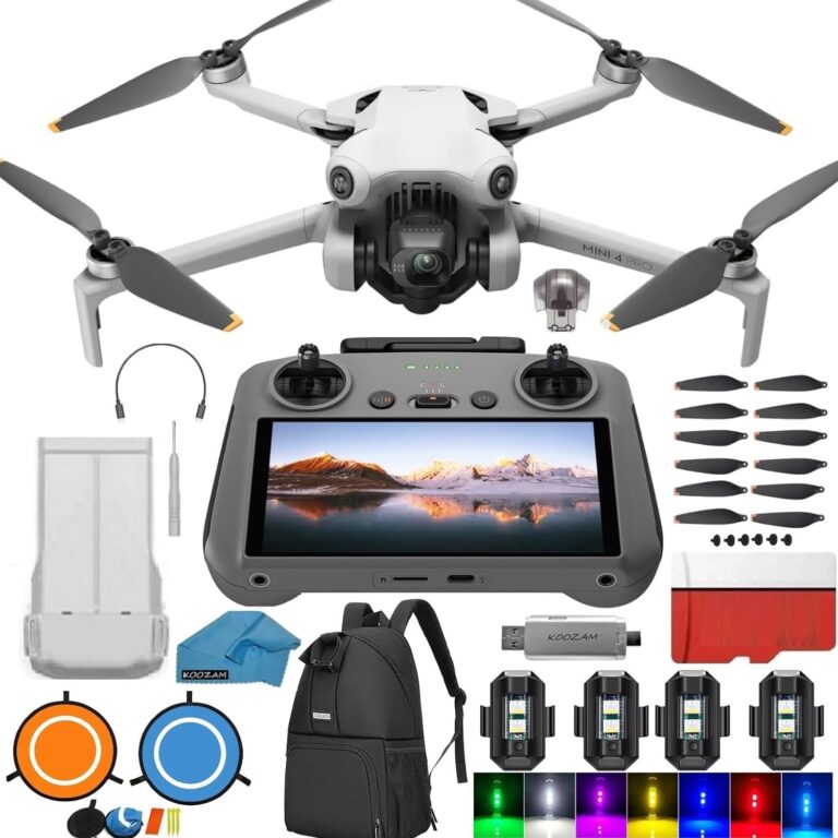 dji-mini-4-pro-drone-with-dji-rc-2-screen-remote-control-bundle-kit-camera-drone-bundle-with-128-gb-sd-30-usb-card-reader