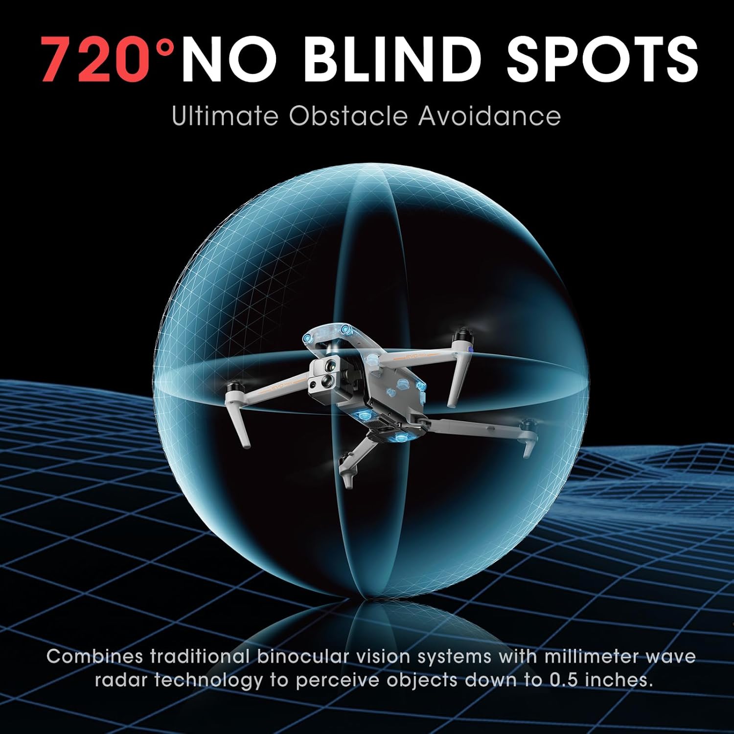 Autel Robotics EVO MAX 4N Drone, Starlight Night-Vision/ Wide/ Thermal/ L~aser 4 Cameras in One UAV, Upgrade of MAX 4T XE, 5KM Night Vision Observation, A-Mesh 1.0, 720° Obstacle Avoidance, Triple Anti-Jamming, Hot-Swappable, 42 Mins, IP43, Autel SDK