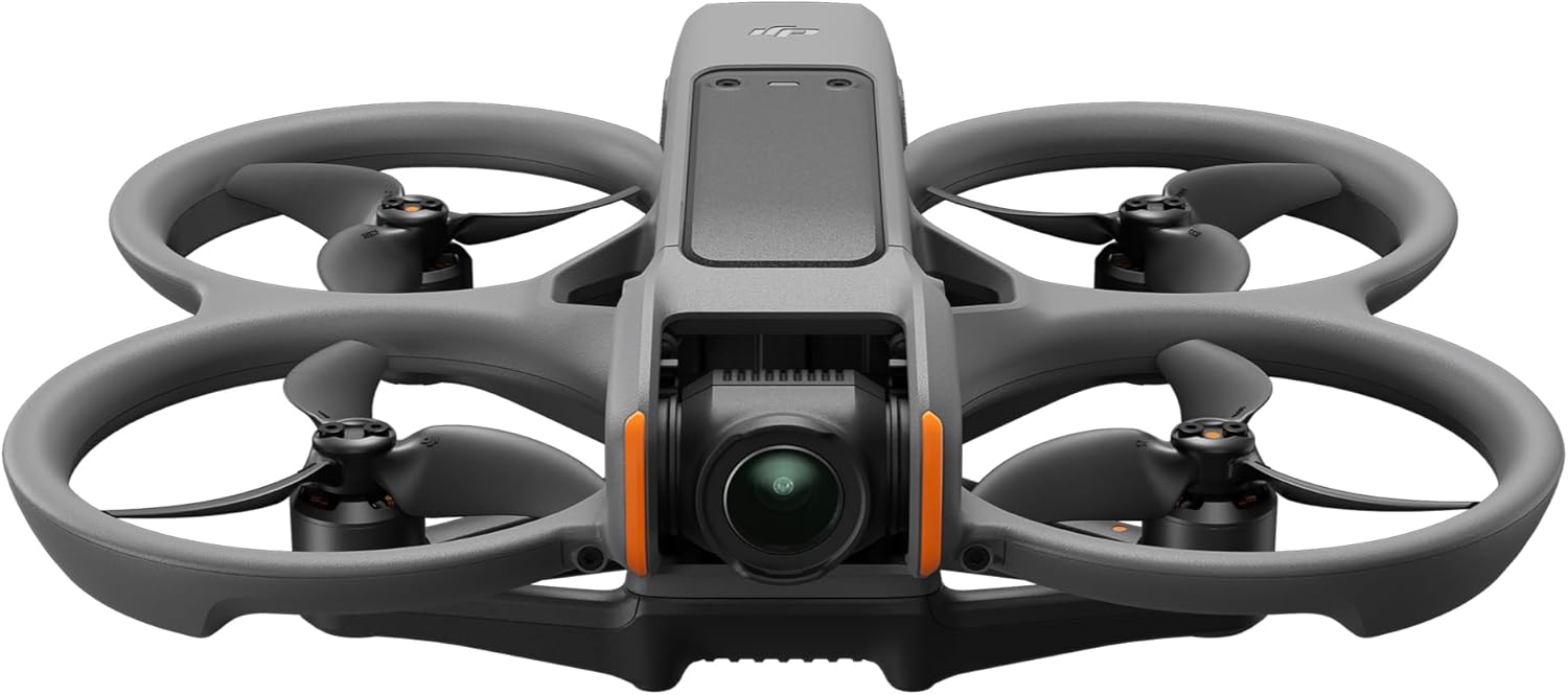 DJI Avata 2 Fly More Combo (3 Batteries), FPV Drones with Camera for Adults 4K, Immersive Experience, One-Push Acrobatics, Built-in Propeller Guard, 155° FOV, Drone Compliant with FAA Remote ID