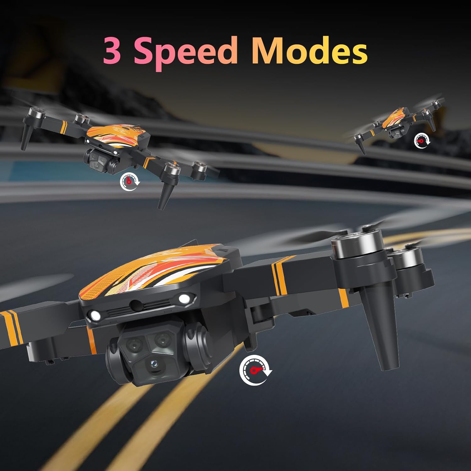 Drone with Camera for Beginners Obstacle Avoidance RC Drone for Adults Brushless Motor 1080P HD Camera FPV Foldable Mini Quadcopter 3D Flips Altitude Hold TT19 UAV with Propeller Guards