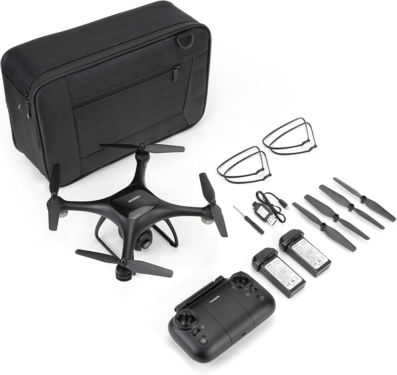 TOMZON P5G GPS Drones with Camera for Adults 4K, Under 249g, FPV Camera Drone with 5G WiFi Transmission for Beginner, Auto Return Home, Follow Me, Custom Flight, 36 Mins Fly Time, CarryBag, Black