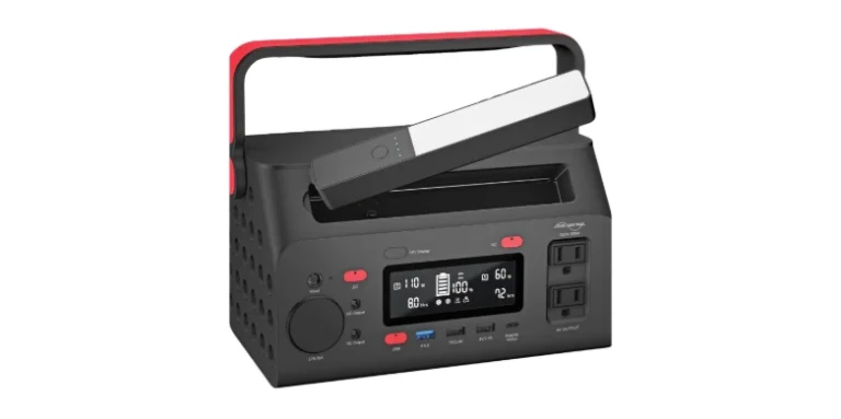 Energizer 293W Portable Power Station, Flashlight, Lithium, Solar Generator