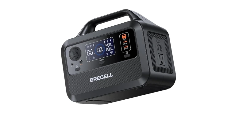 GRECELL Portable Power Station 300W, 230Wh LiFePO4 (LFP) Battery