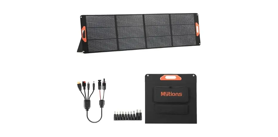200W Portable Solar Panel for Power Station, Compatible with Jackery