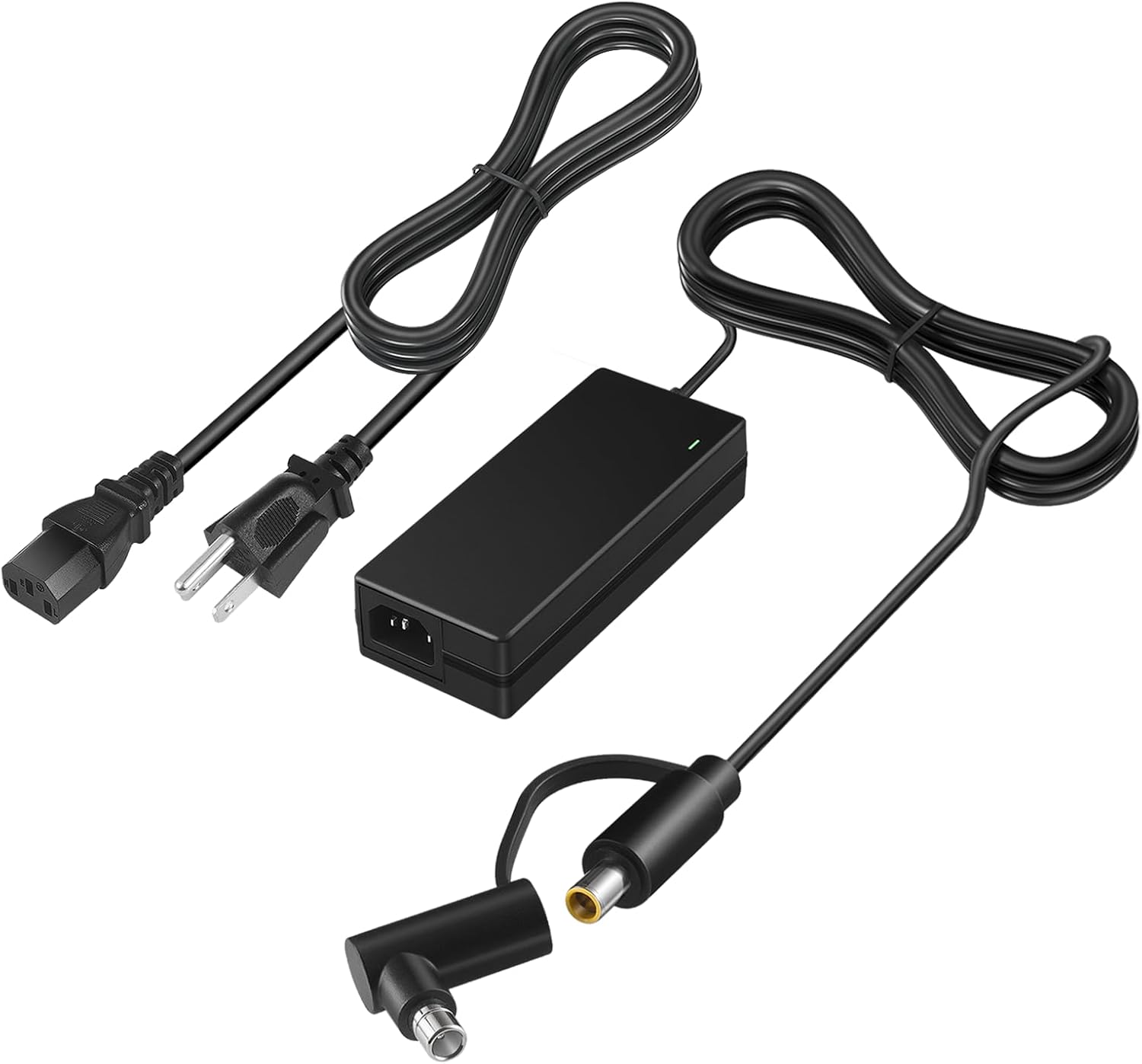 24V 90W Charger Power Supply Adapter with DC7909 + DC8020 for Jackery/BLUETTI/Anker/GRECELL/Goal Zero Yeti Portable Power Station Solar Generator 167Wh 240Wh 293Wh 518Wh Lithium Battery Power Cord