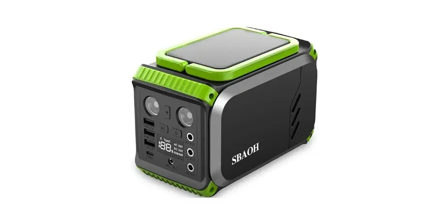 Portable Power Station 148Wh Camping Power Bank with AC Outlet 40000mAh Generator Lithium Battery