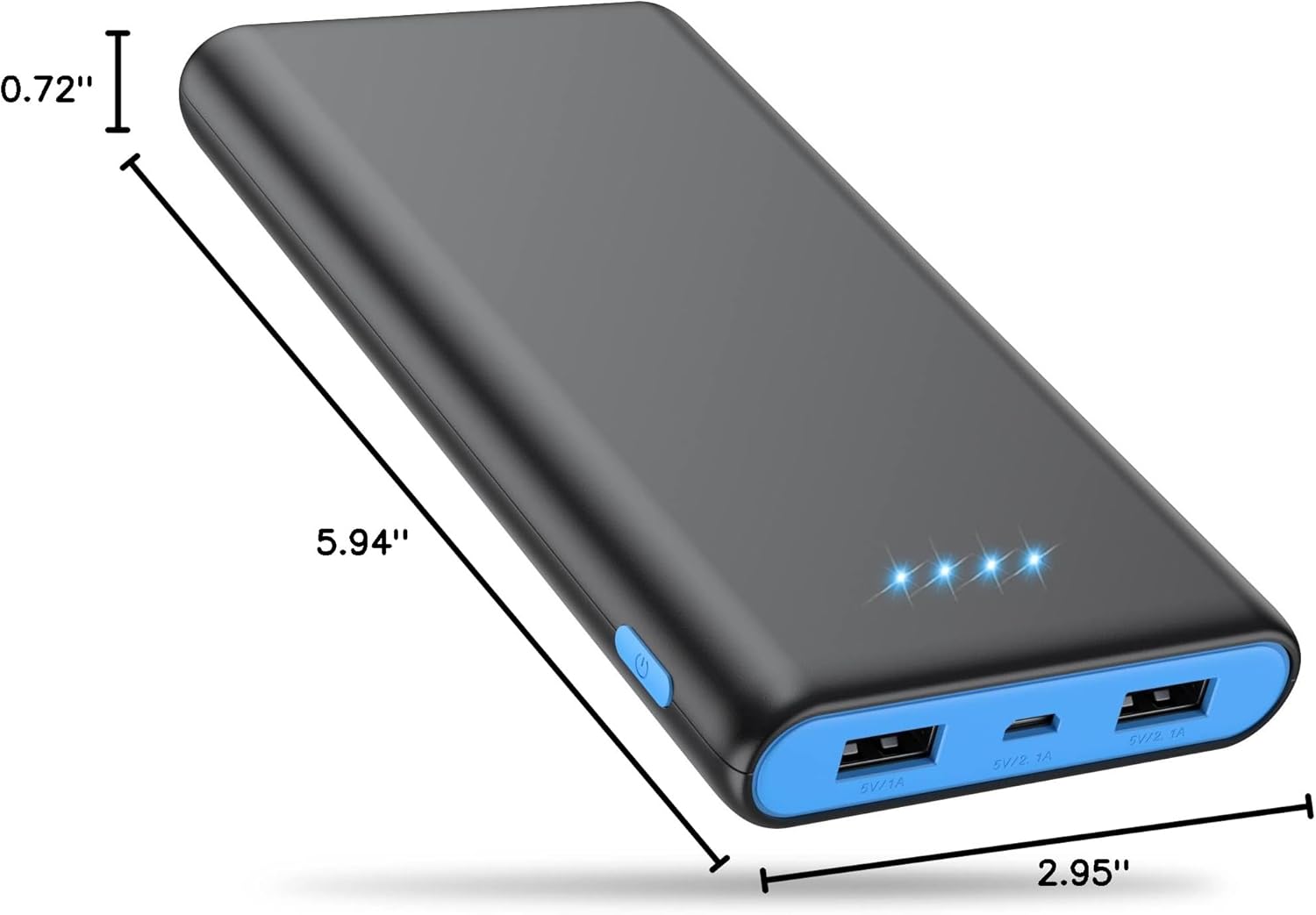 Portable Charger Power Bank 25,800mAh, 5V/3A USB C inOut Fast Phone Charging with Intelligent Smart IC,3 USB Port External Cell Phone Battery Pack Compatible with iPhone 16 15 14,Galaxy,Android etc