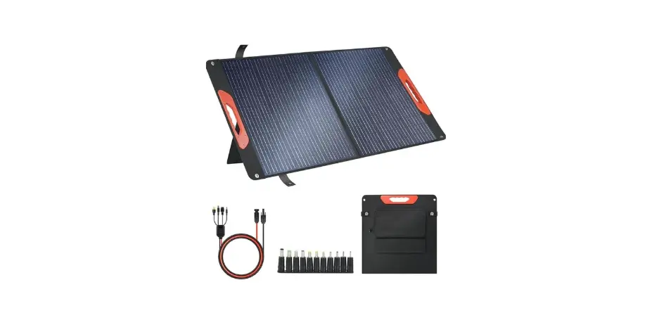 100W Foldable Solar Panel - Charger for Power Stations
