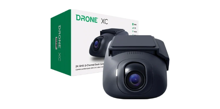 Drone XC 2K LTE-Wi-Fi-GPS Dash Camera with aftermarket Remote Start & Security Alarm System Integration