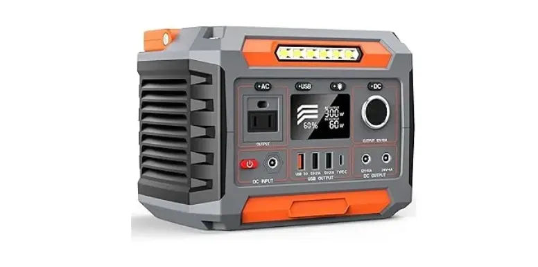 OTHC A3B Portable Power Station 300W Output, 288Wh Battery