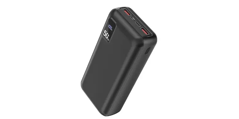 Power Bank 50000mAh 22.5W Fast Charging Portable Charger USB-C Quick Charge with 3 Outputs & 2 Inputs LED Display Huge Capacity External Battery Pack