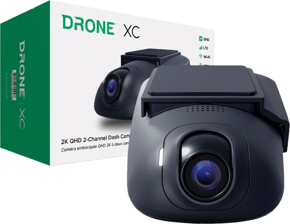 Drone XC 2K LTE/Wi-Fi/GPS Dash Camera with aftermarket Remote Start  Security Alarm System Integration