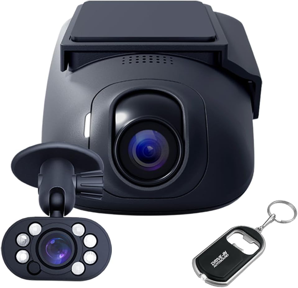 DroneMobile XC-LTE High-Resolution (1440p) XC Dash Camera with XC-IR1 Internal Camera - Ideal for Car Security and Surveillance