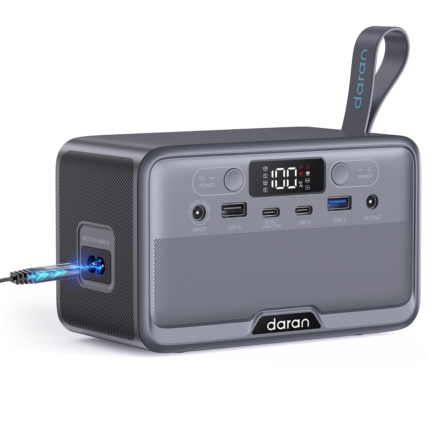 Portable Power Station 28,000mAh LiFePO4 Battery 200W Peak Solar Power Bank,Portable Charger Small Electric Generator with AC Outlets  PD Fast Charging for Home Outdoor Camping Essentials Emergency