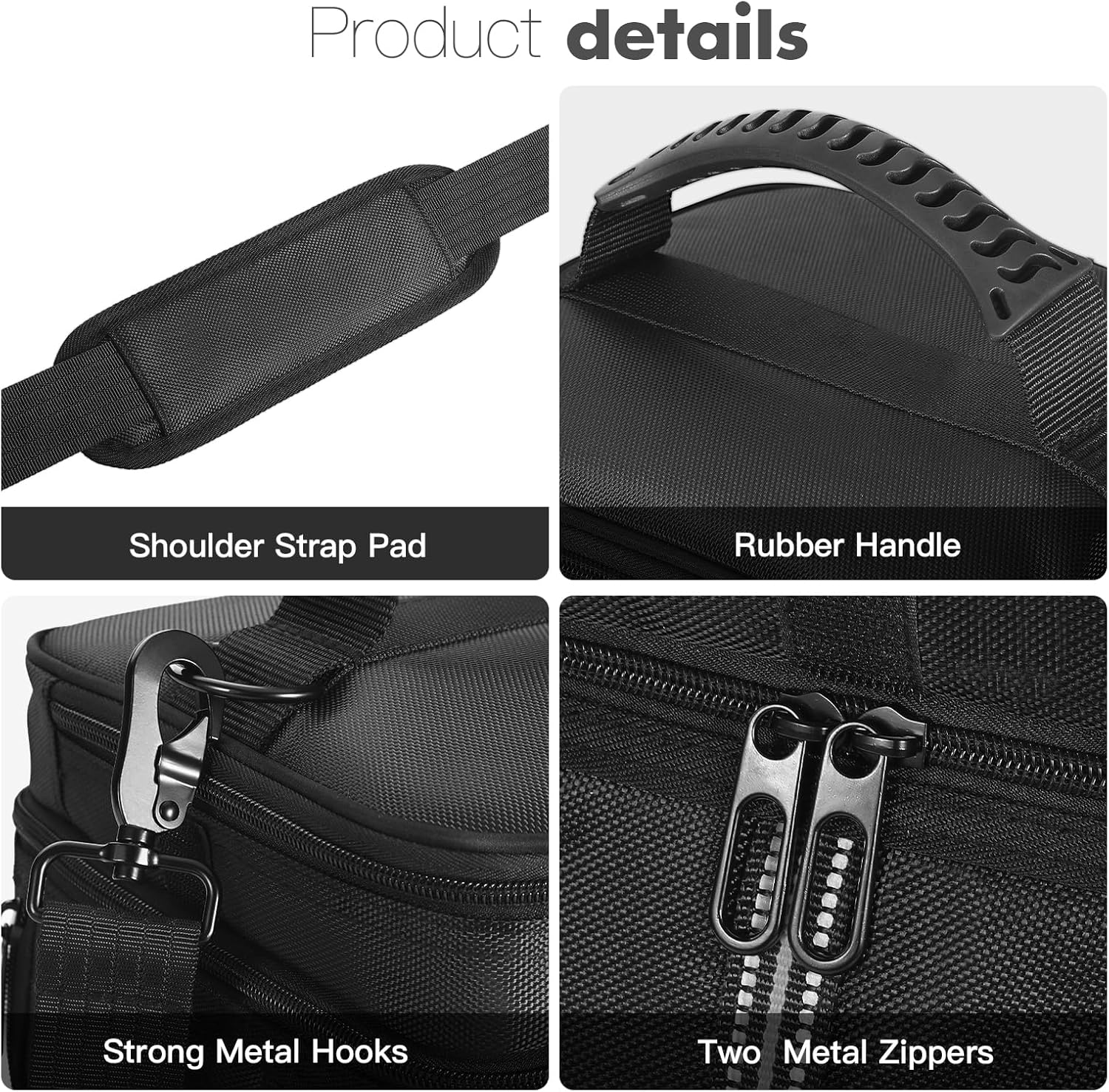 Power Station Carrying Case Compatible with ECOFLOW RIVER 3, Travel Storage Bag For Generator, Charging Cable and Accessories, with Quick Access  Air Flow Zipper Windows