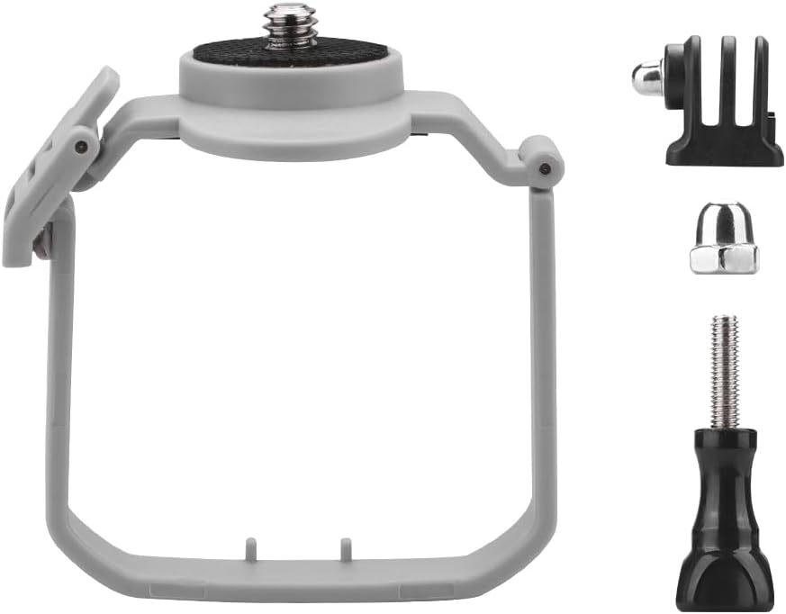 BTG DJI Mini 4 Pro Drone Action Camera Mount Holder for DJI OSMO Action 4 3/Pocket 3 2 /GoPro Series/Fimi Palm 1, 2 / Insta360 ONE X3 X2/ONE R/Night Light/Fill Light Sport Camera Mount