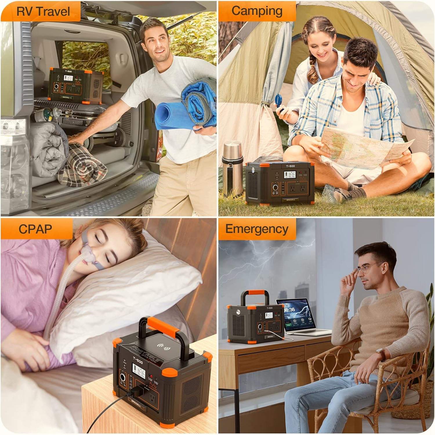 GRECELL 300W Portable Power Station 230.88Wh Solar Generator with USBC PD 60W, 110V Outlet Perfect for Camping, Outdoor Trips, Home Backup Travel