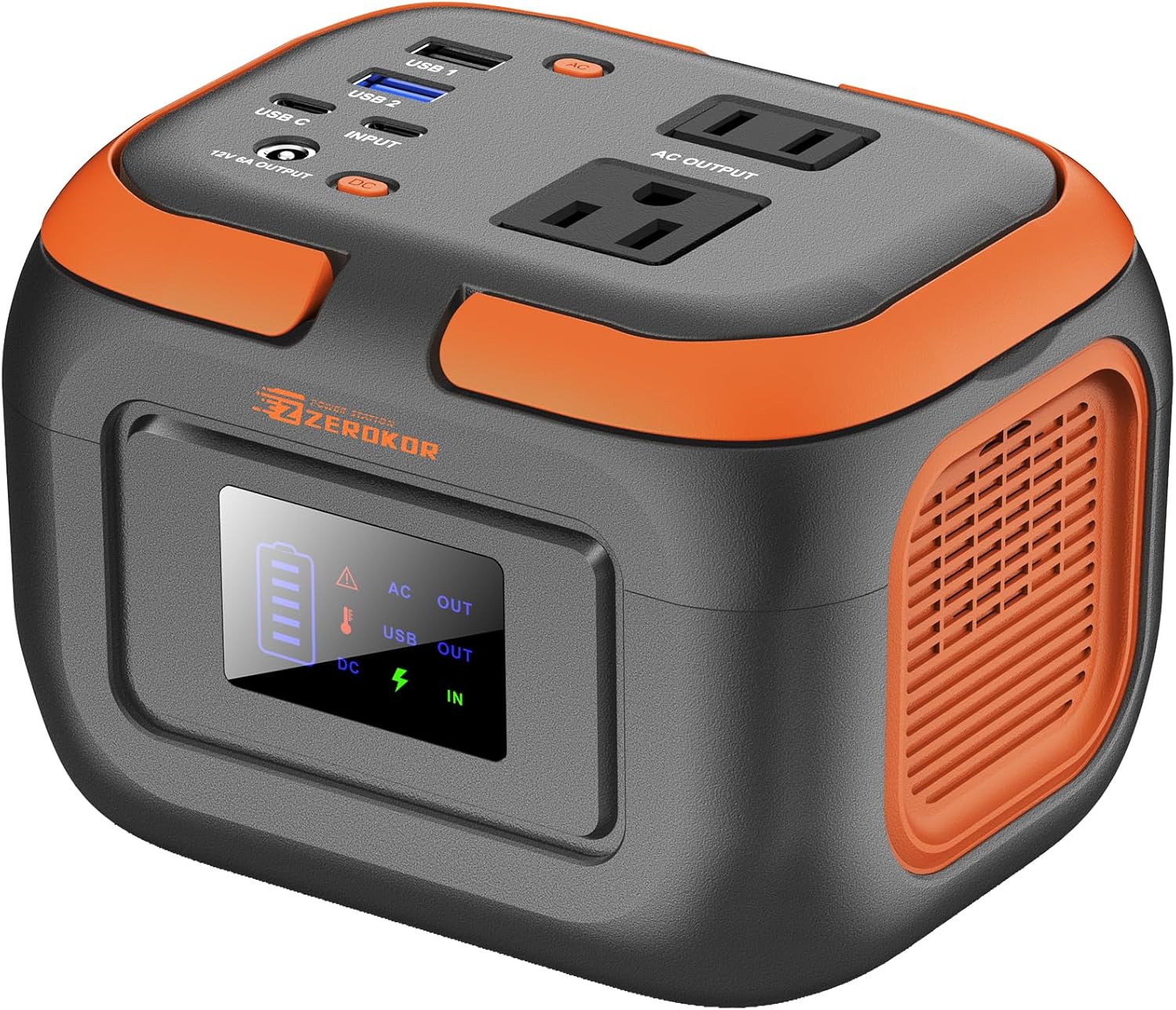 Portable Power Station 120W, 110V Power Bank with AC Outlet, Portable Generator 97.6Wh External Lithium Battery Pack with USB C Input for Camping Home Van Life Adventure Backup