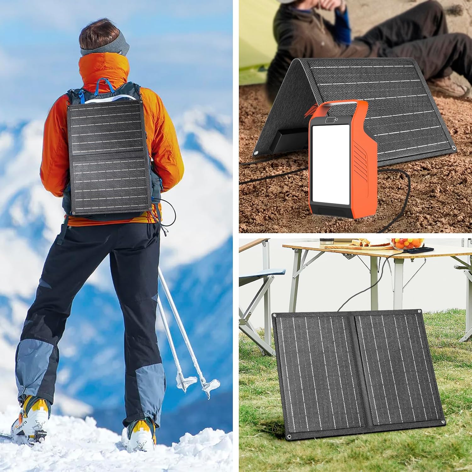 Takki Portable Power Station 83Wh Camping Solar Generator Power Bank with 110V/80W AC Outlet USB Type-C Port Camping Light Lithium Battery for Home Emergency Laptop Battery Backup